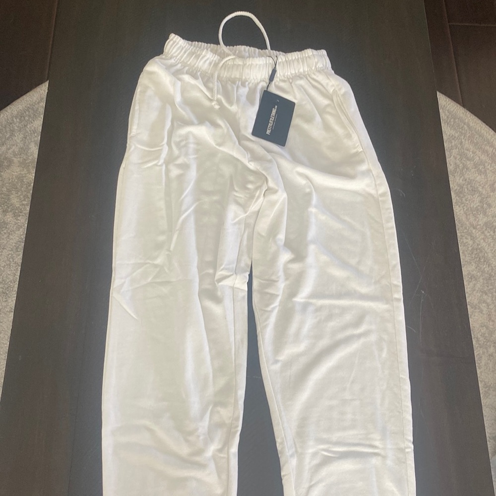 White sweatpants